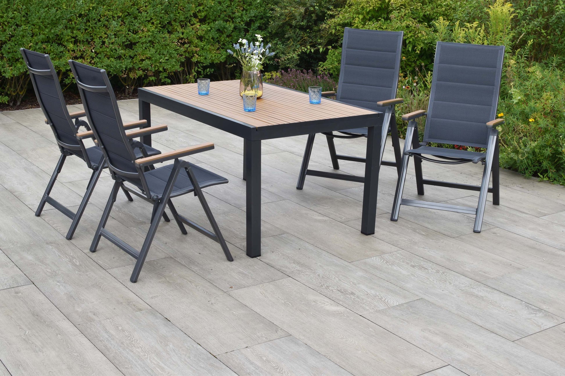 Toledo Set 5tlg.
Aluminium/Textil