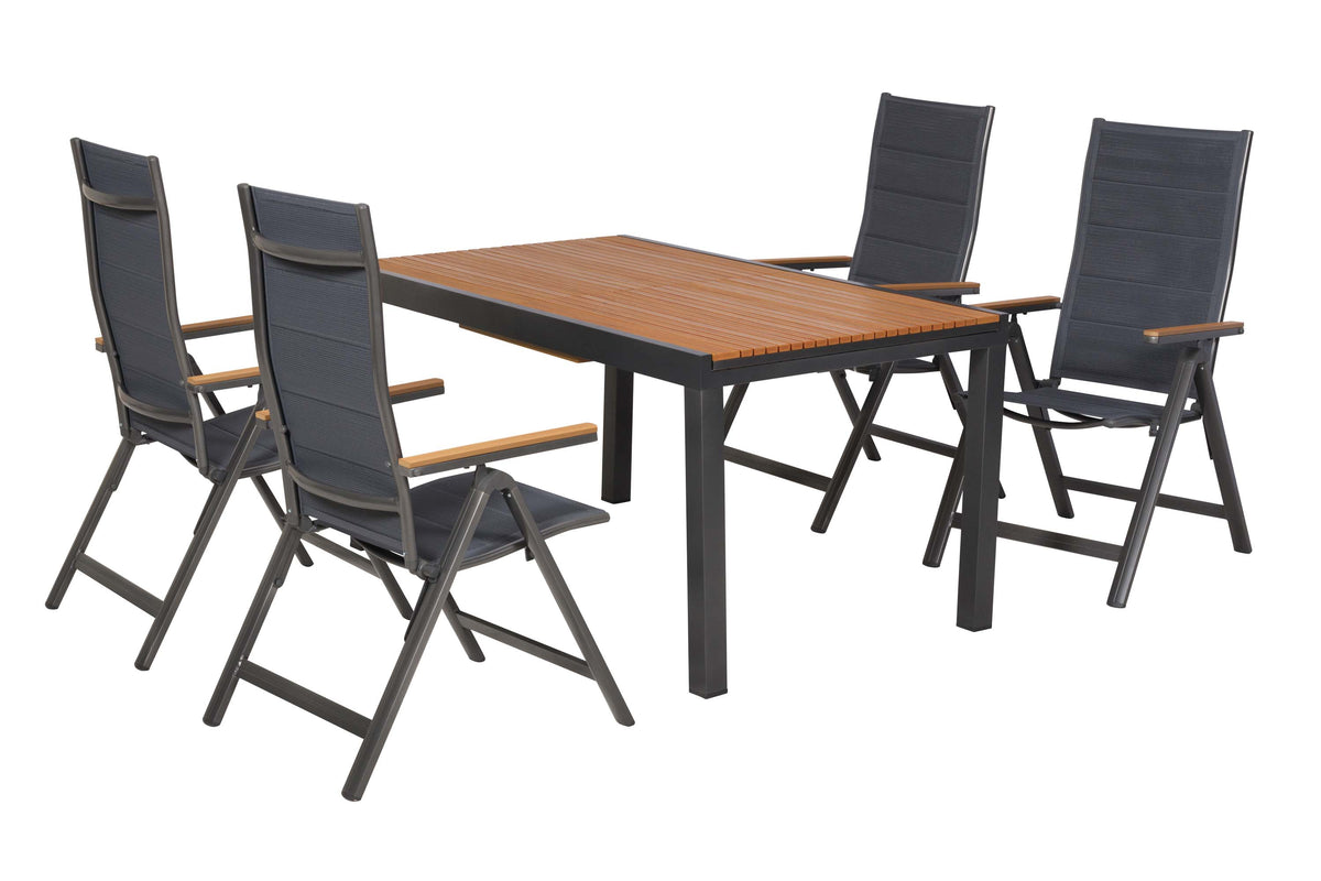 Toledo Set 5tlg.
Aluminium/Textil