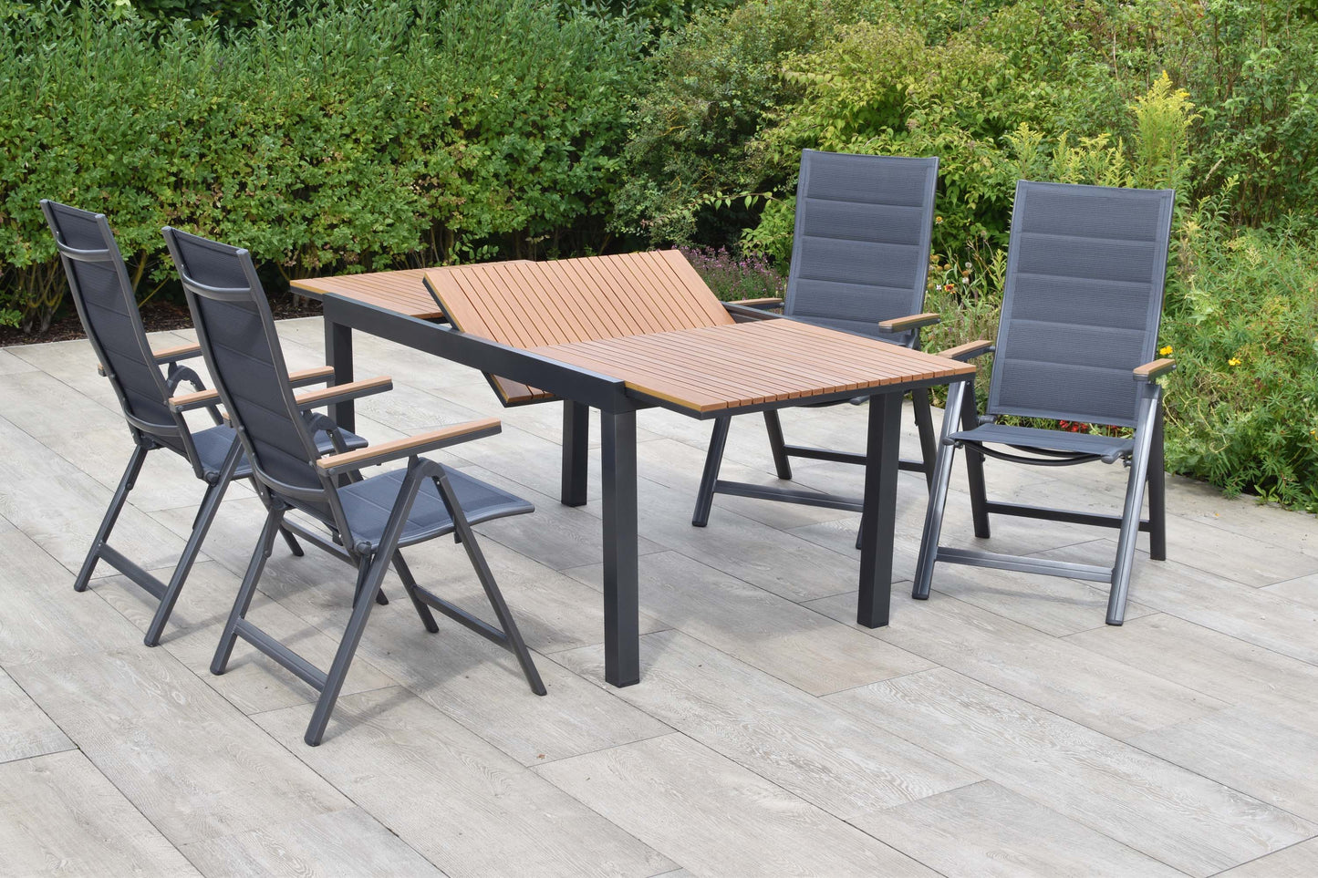 Toledo Set 5tlg.
Aluminium/Textil