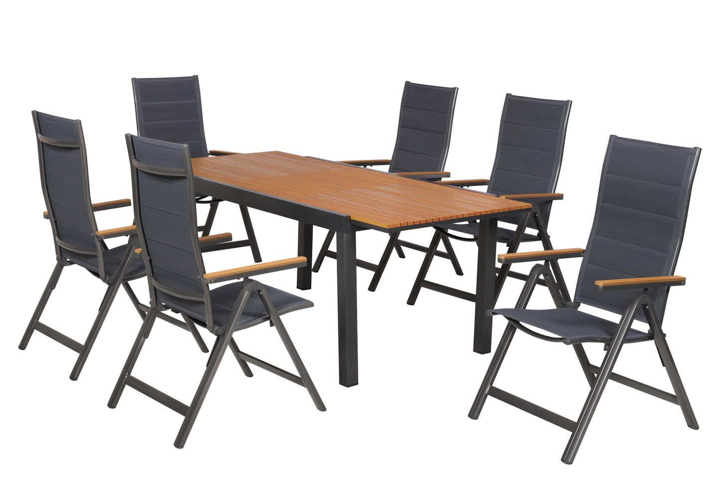 Toledo Set 7tlg.
Aluminium/Textil