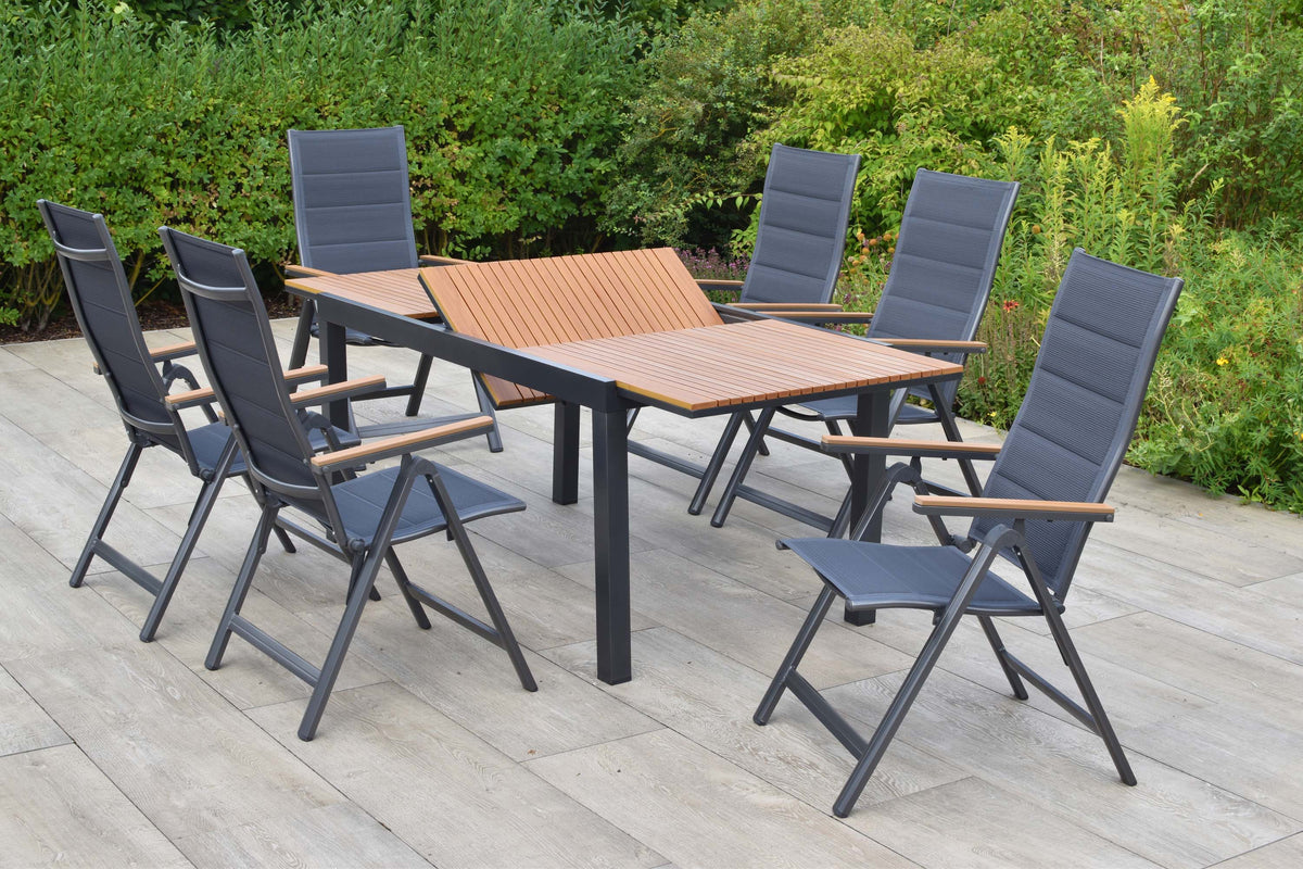 Toledo Set 7tlg.
Aluminium/Textil
