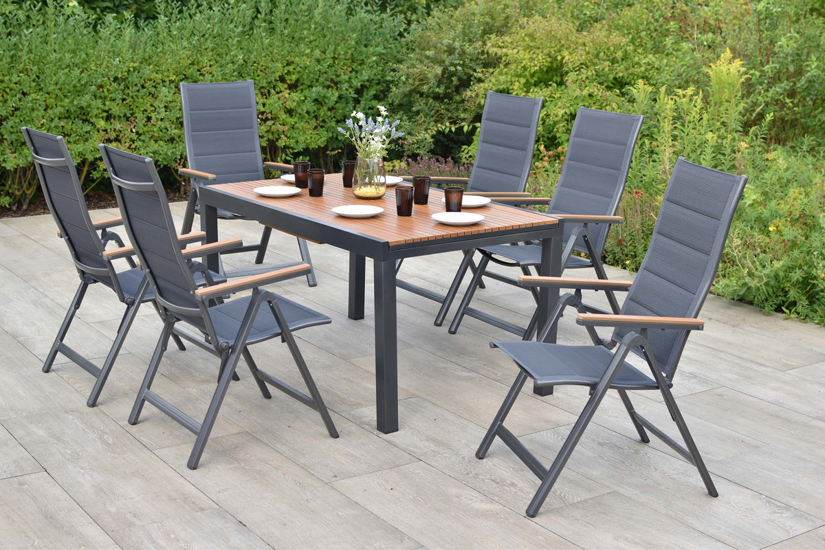 Toledo Set 7tlg.
Aluminium/Textil
