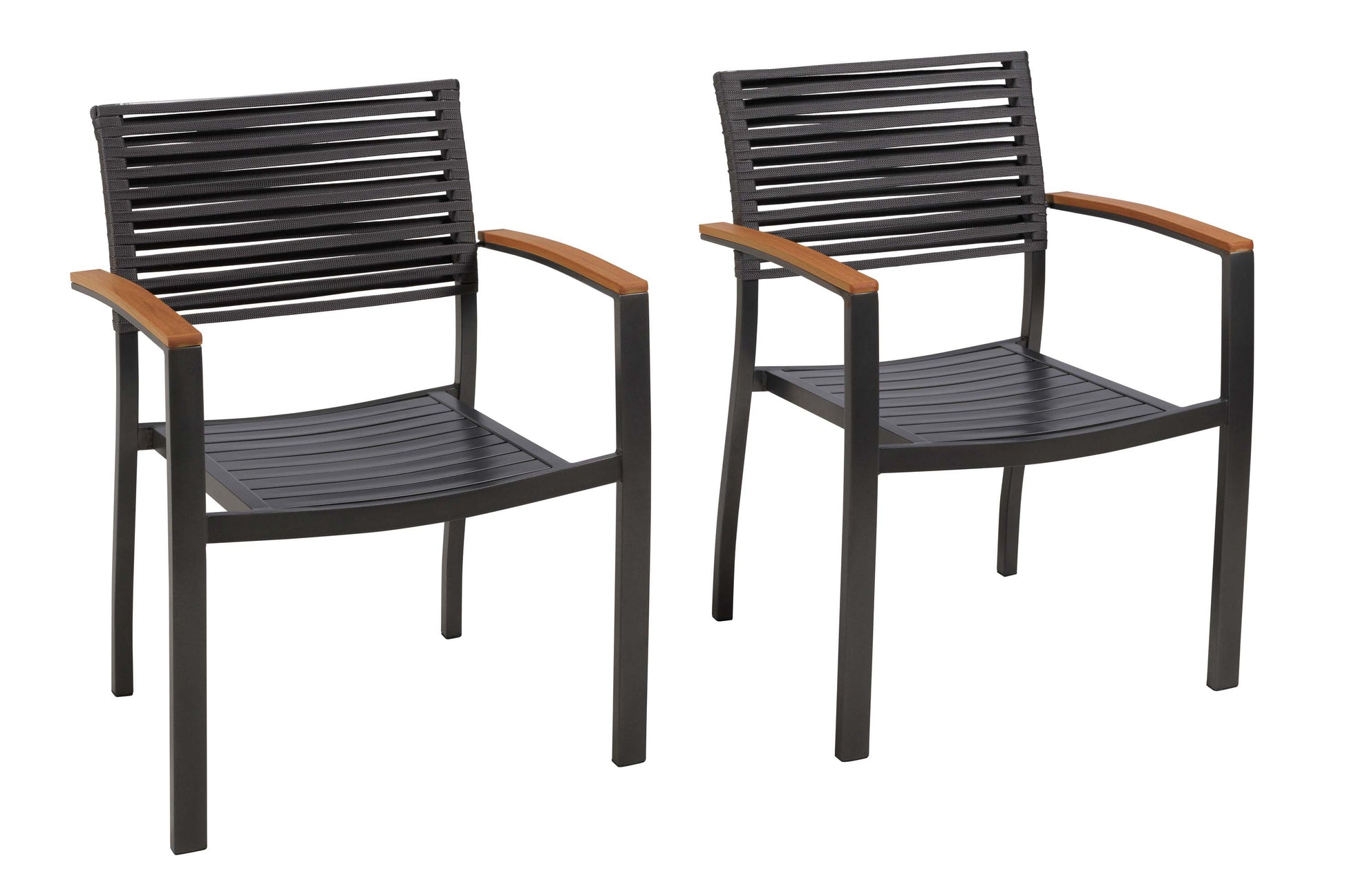 Parella Stapelsessel, 2er Set
Aluminium/Textil