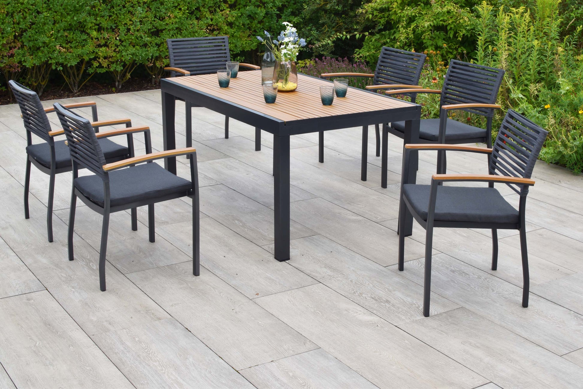 Parella Set 7tlg.
Aluminium/Textil