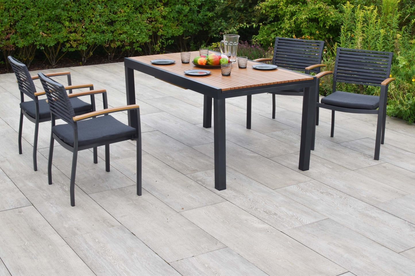 Parella Set 5tlg.
Aluminium/Textil