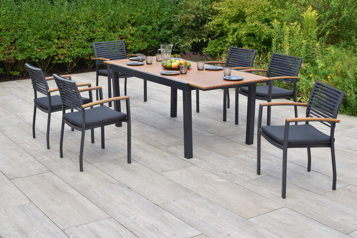 Parella Set 7tlg.
Aluminium/Textil