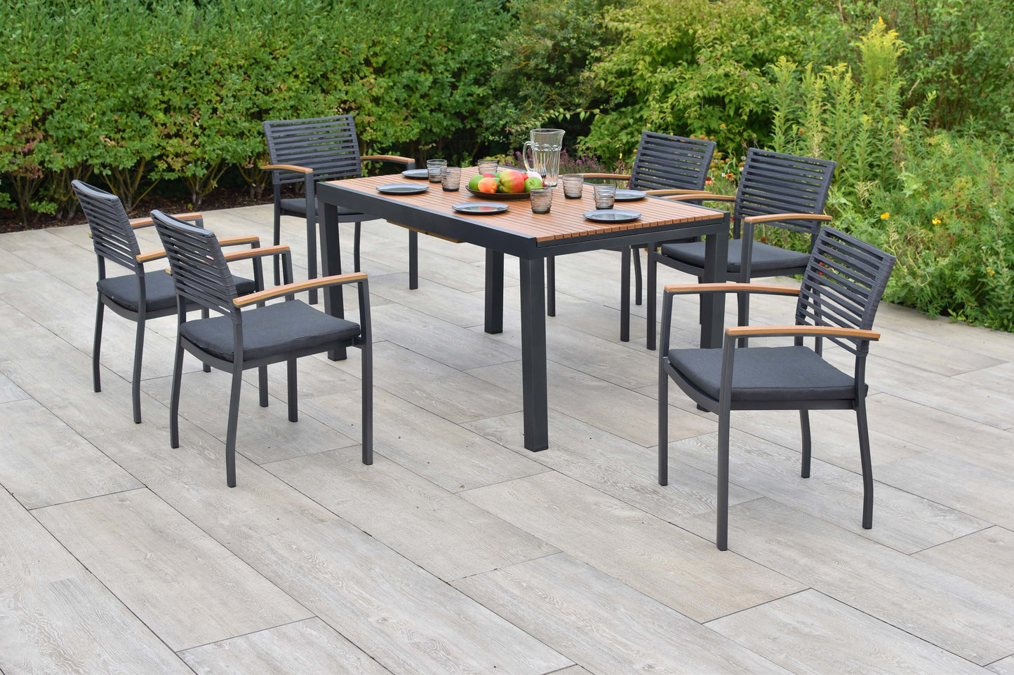 Parella Set 7tlg.
Aluminium/Textil