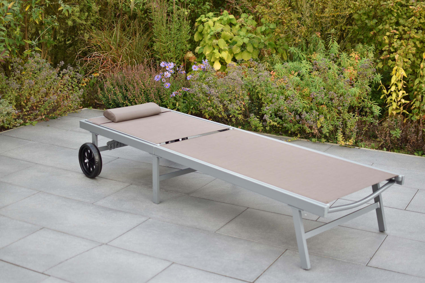 Tessin Liege, taupe, inkl. Kissen