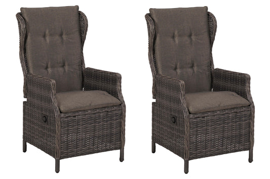 Saviano Sessel, 2er Set
Stahl/Kunststoffgeflecht