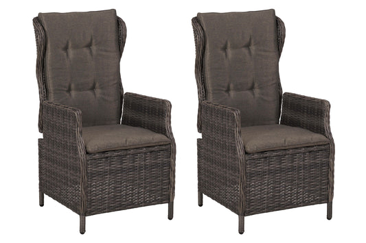 Saviano Sessel, 2er Set
Stahl/Kunststoffgeflecht